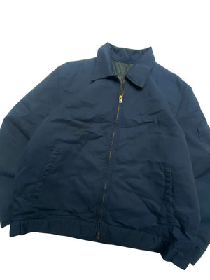 Navy Harrington Jacket Men's Large