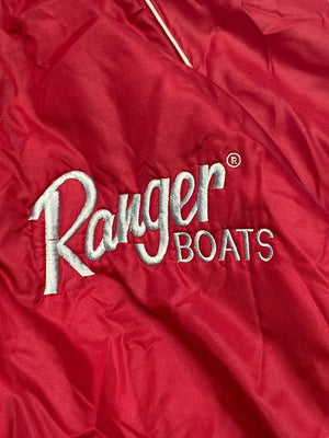 Vintage Red Profit Bomber Jacket Men's XXXL