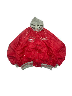 Vintage Red Profit Bomber Jacket Men's XXXL