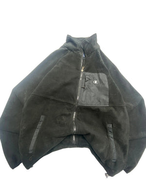 Black Champion Fleece Jacket Men's Small