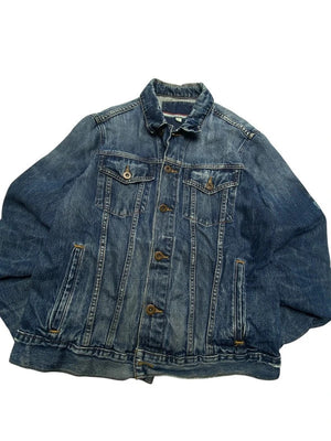 Blue Tommy Hilfiger Jeans Denim Jacket Women's Large