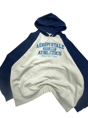 Cream Aeropostale Logo Hoodie Men's XL