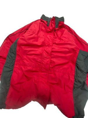 Red Columbia Windbreaker Women's XL