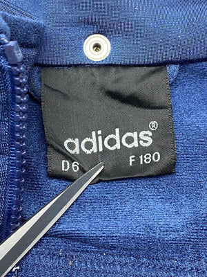 90s Navy Adidas Hooded Gilet Men's XL
