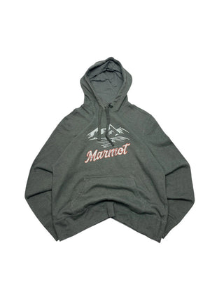 Grey Marmot Print Hoodie Women's XL