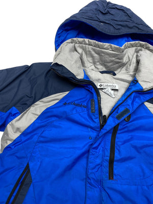 Blue Columbia Ski Jacket Men's Small