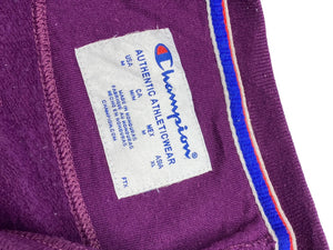 Purple Champion Logo Sweatshirt Men's Medium