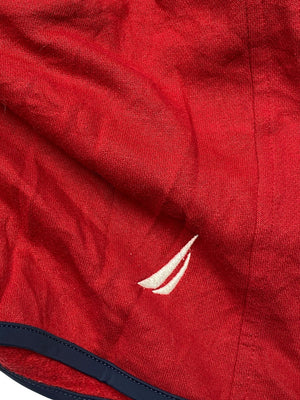 Red Nautica Half-zip Fleece Men's Medium
