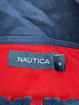 Red Nautica Half-zip Fleece Men's Medium