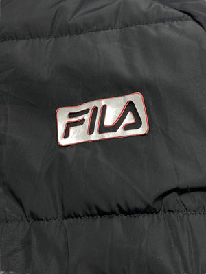 Black FILA Puffer Jacket Women's Large