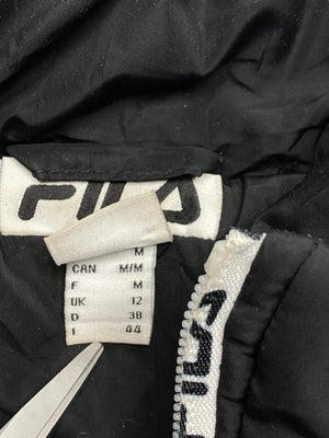 Black FILA Puffer Jacket Women's Large