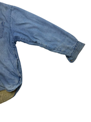 Blue Wrangler Denim Jacket Men's Large
