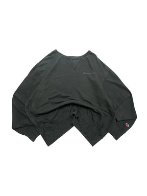 Black Champion Chest Logo Sweatshirt Men's XXL