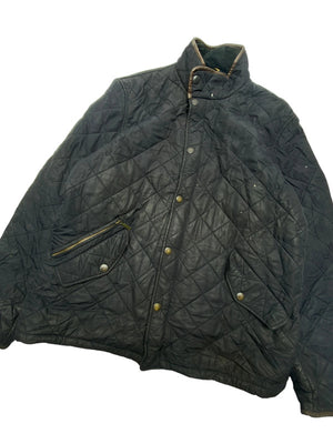 Black Barbour Quilted Jacket Men's XL