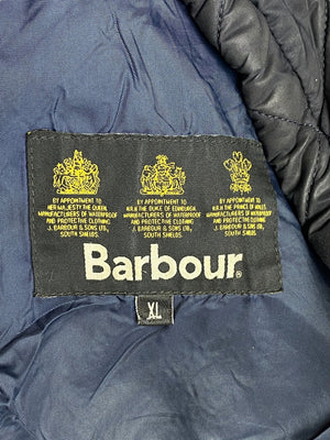 Black Barbour Quilted Jacket Men's XL