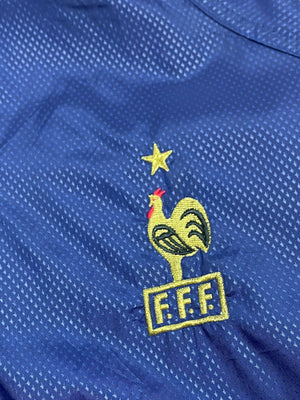 00s Navy France F.F. Adidas Windbreaker Men's XL