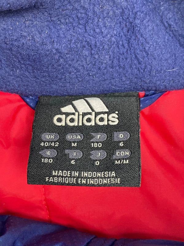 00s Navy France F.F. Adidas Windbreaker Men's XL