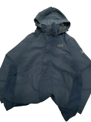 Navy Jack Wolfskin Softshell Jacket Men's Large