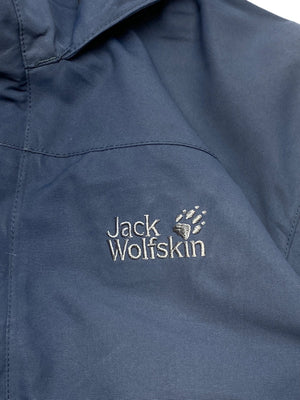 Navy Jack Wolfskin Softshell Jacket Men's Large