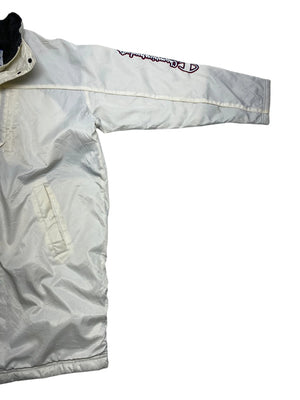 Vintage White Champion Parka Men's Medium
