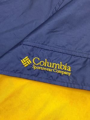 Blue-Yellow Columbia Windbreaker Men's Large