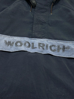 Navy Woolrich Anorak Jacket Men's Medium