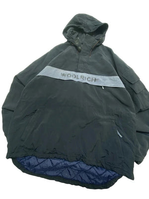 Navy Woolrich Anorak Jacket Men's Medium