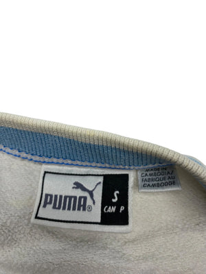 Cream Puma Logo Sweatshirt Men's Small
