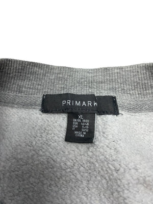 Grey Primark Badge Sweatshirt Men's XL
