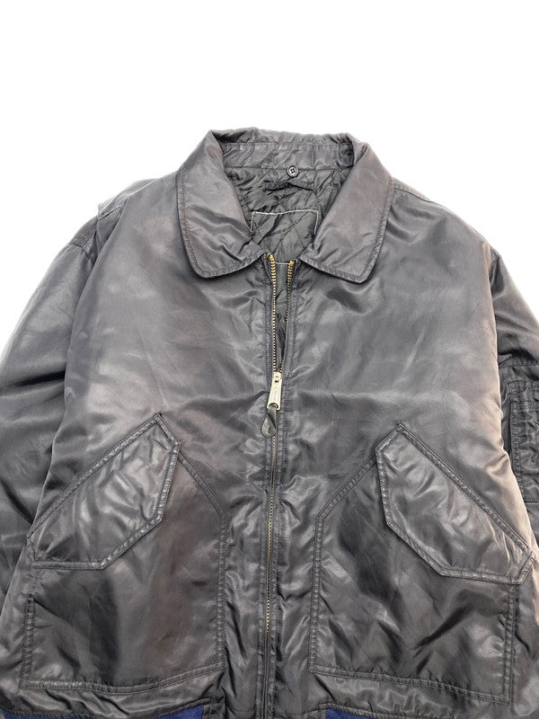 Black Bomber Jacket Men's XL