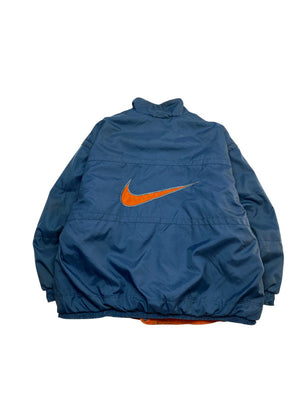 90s Blue-Orange Nike Reverse Jacket Men's XL