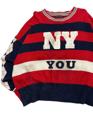 Multi-colour Tommy Hilfiger Stripped Jumper Men's XL