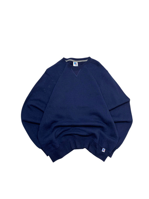 Navy Russell Athletic Sweatshirt Men's Medium
