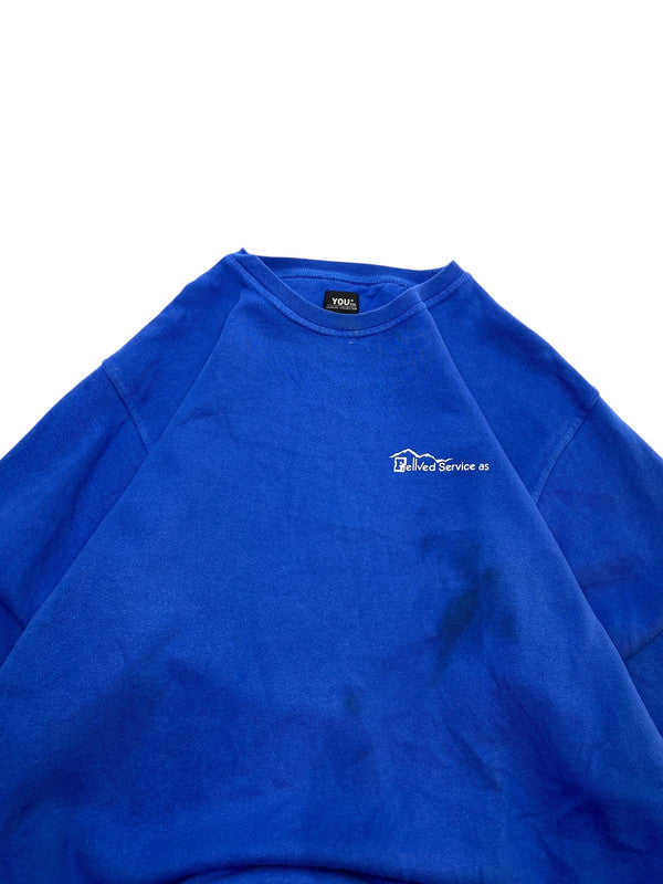 Blue You Embroidery Sweatshirt Men's XXL