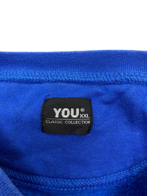 Blue You Embroidery Sweatshirt Men's XXL
