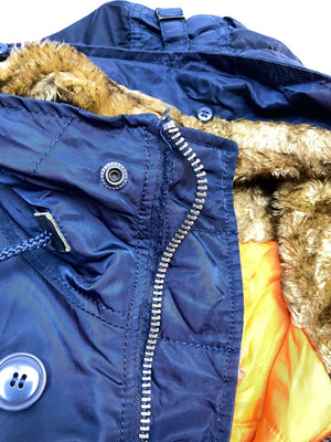 Navy Alpha Industries Parka Men's Large