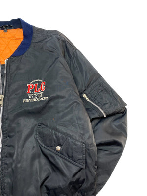 Black Pietrolazy Bomber Jacket MA-1 Men's XL