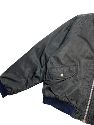 Black Pietrolazy Bomber Jacket MA-1 Men's XL