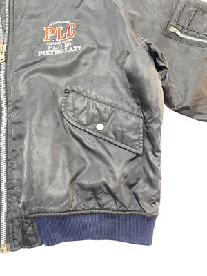 Black Pietrolazy Bomber Jacket MA-1 Men's XL