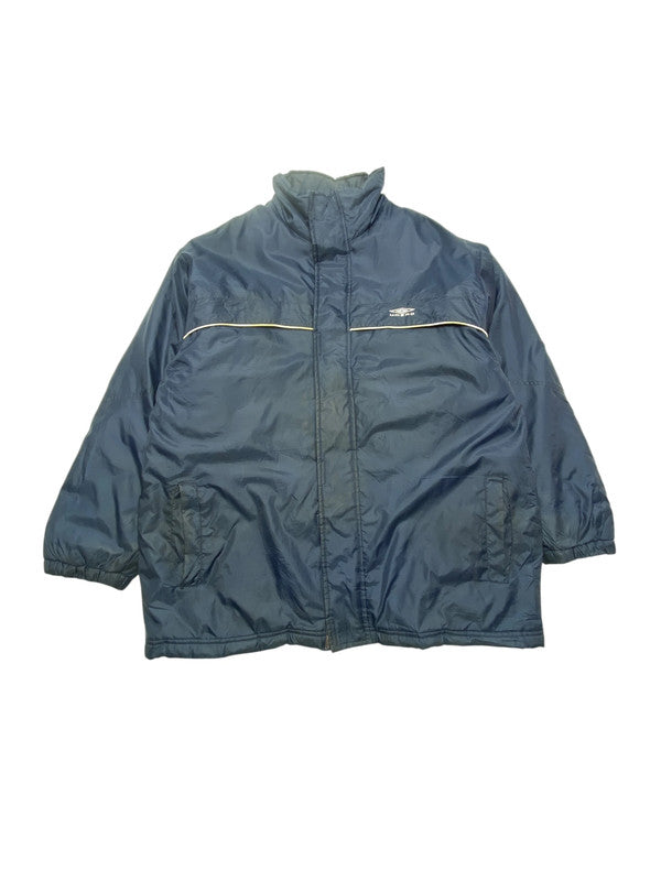 Navy Umbro Puffer Jacket Men's Medium