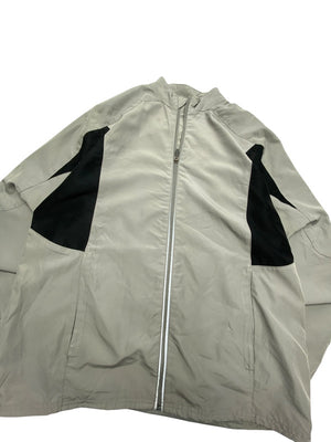 Grey Reebok Tracksuit Jacket Men's Medium
