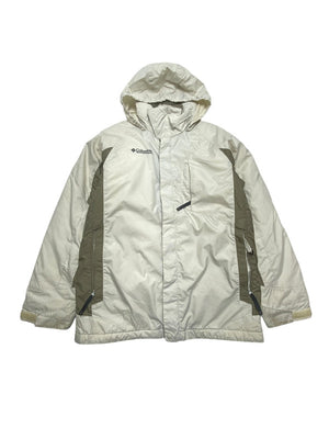 Cream Columbia Raincoat Men's Small