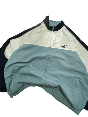 Light Blue Puma Tracksuit Jacket Men's XXL