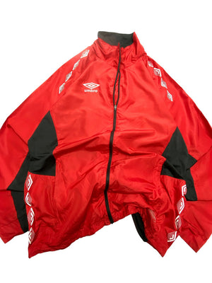 Red Umbro Tracksuit Jacket Men's XL