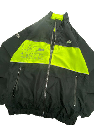 Black Lacoste Sport Fleece Jacket Men's Small