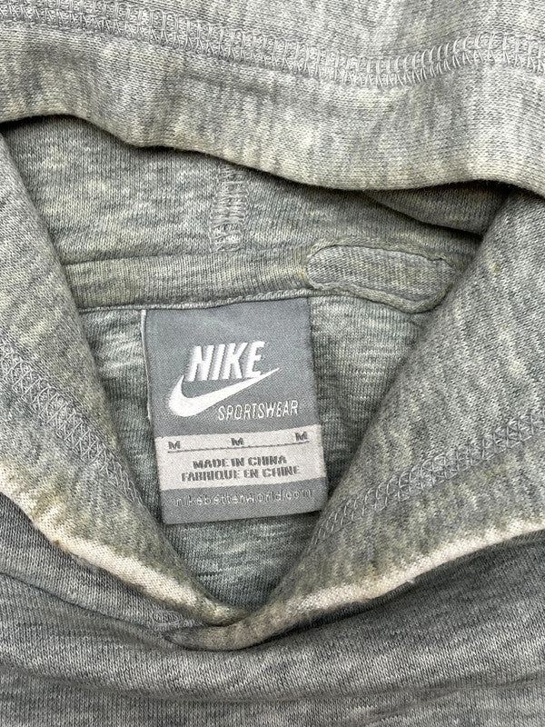 Grey Nike Logo Hoodie Men's Medium