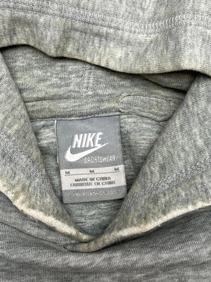 Grey Nike Logo Hoodie Men's Medium