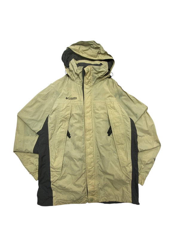 Beige Columbia Raincoat Men's Small