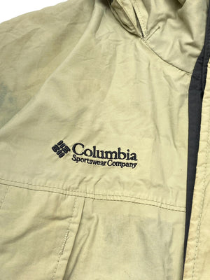 Beige Columbia Raincoat Men's Small