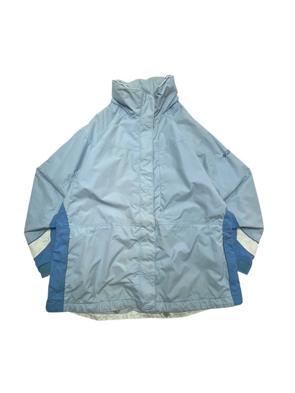 Light Blue Columbia Raincoat Women's XL